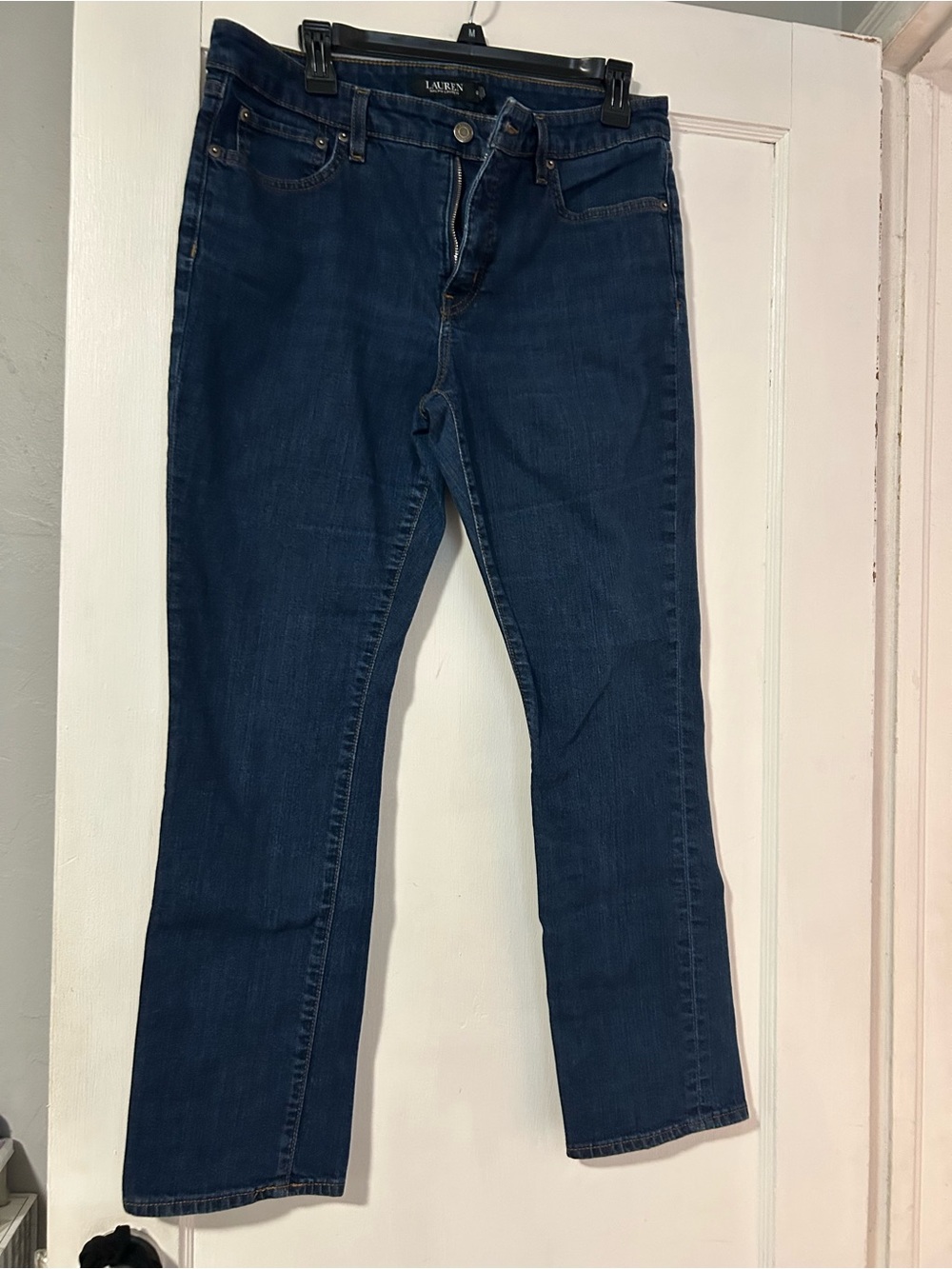 Ralph Lauren Women's Dark Indigo Straight-Leg Jeans